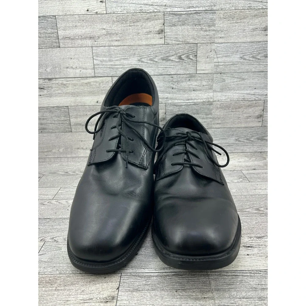 Rockport Men Size 15M‎ Black Leather Hydro-Shield Waterproof Derby Shoes V76115
